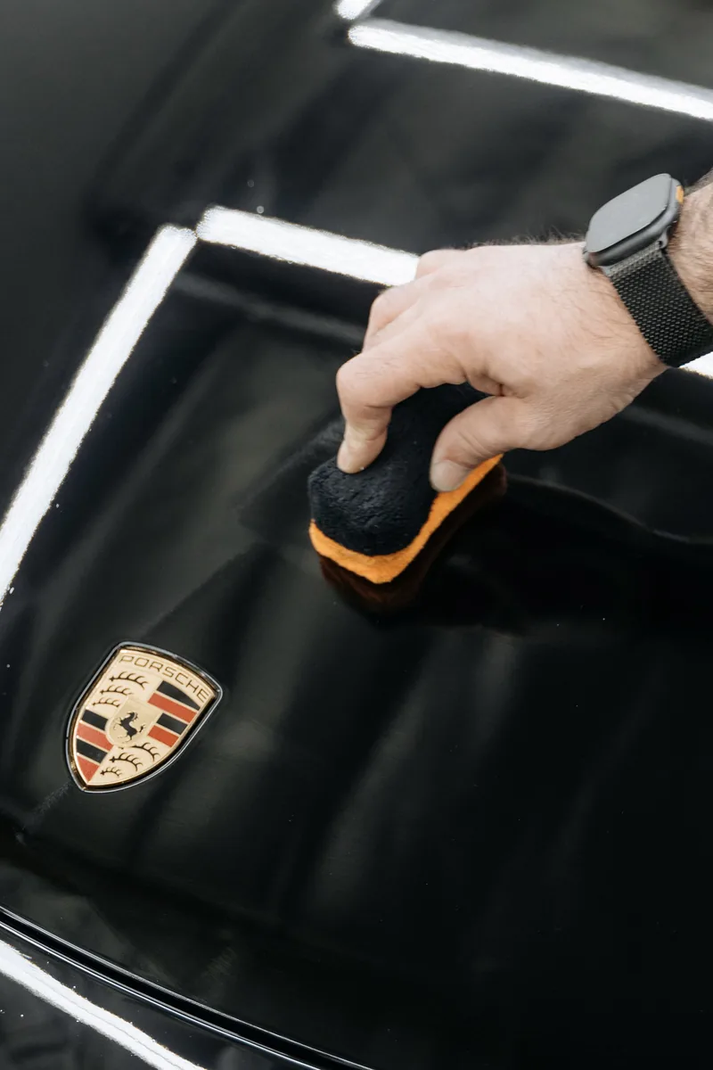 Ceramic coating applied over factory paint — Hussle Customz Los Angeles