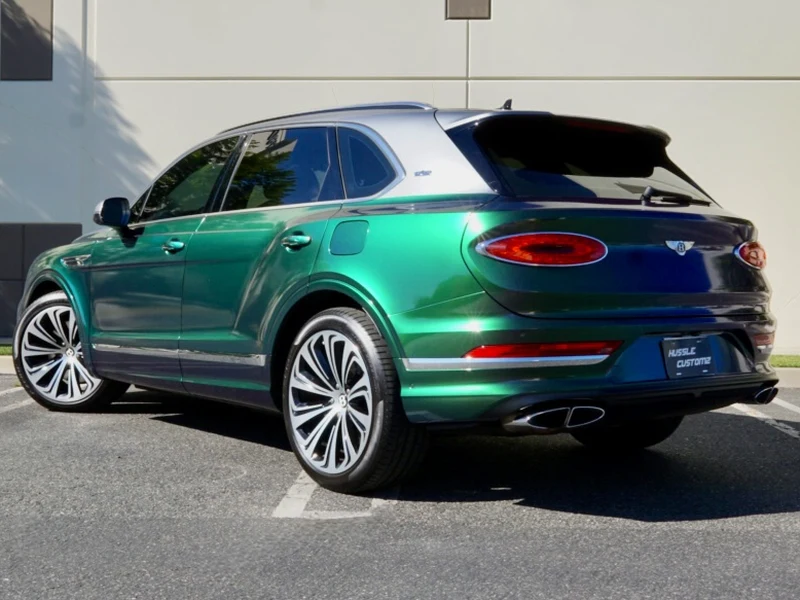 Bentley Bentayga Two-Tone Vinyl Wrap — photo 3 — Hussle Customz Los Angeles