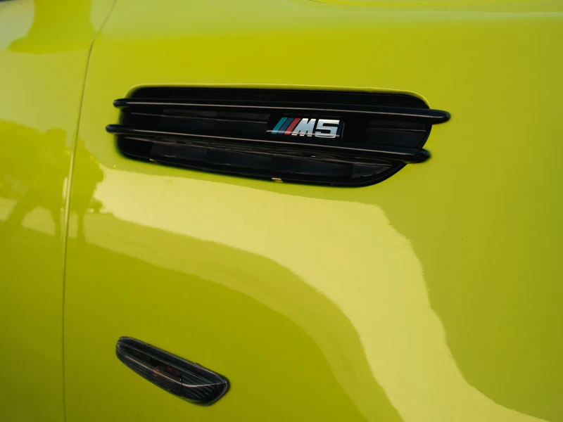 BMW M5 Yellow — photo 5 — Hussle Customz Los Angeles