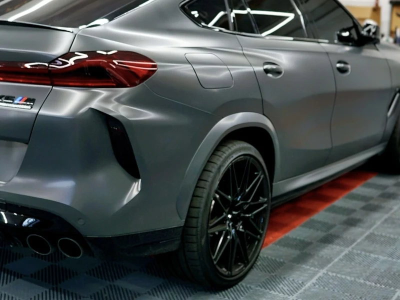 BMW X6M Matte PPF, Ceramic Coating — photo 2 — Hussle Customz Los Angeles