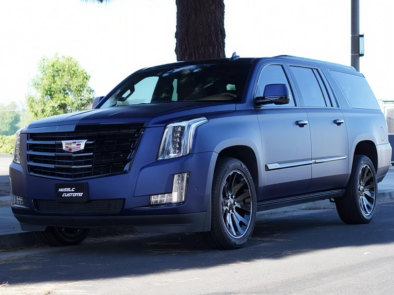 Cadillac Escalade — Matte Blue Escalade | Hussle Customz