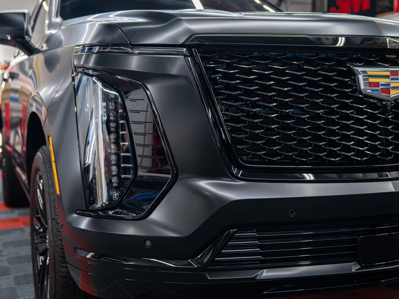 Cadillac Escalade Front-End Clear PPF — photo 2 — Hussle Customz Los Angeles