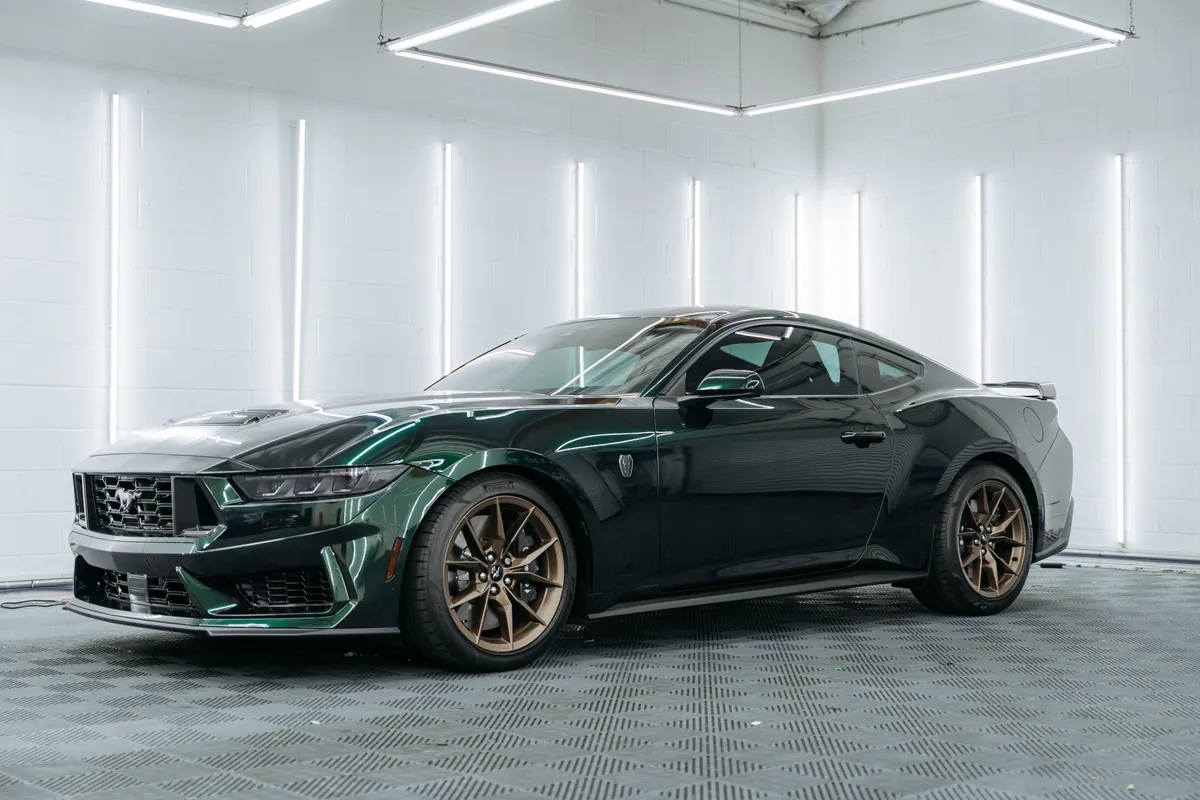 Ford Mustang Dark Horse — Emerald Green Color PPF | Hussle Customz