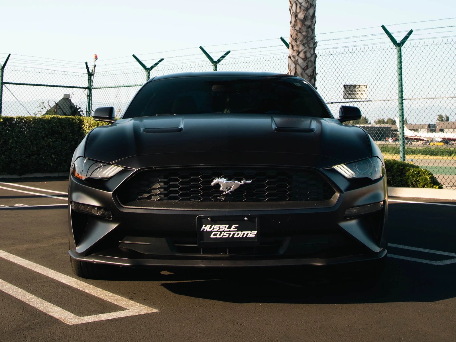 Ford Mustang — Satin Black | Hussle Customz