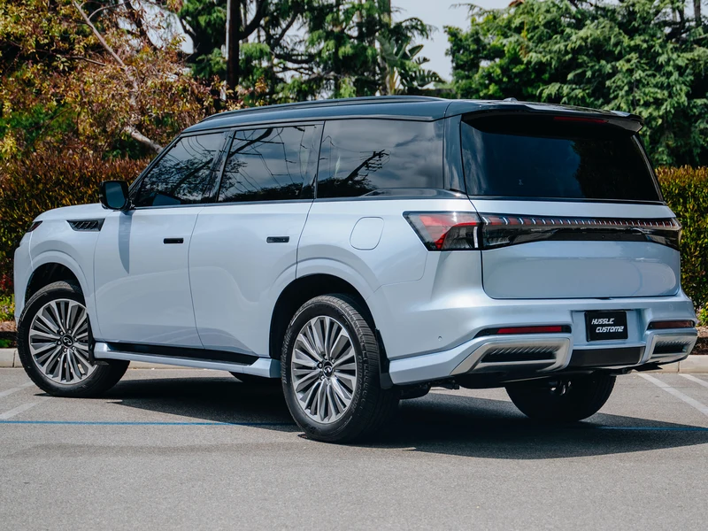 Infiniti QX80 Metallic Blue — photo 5 — Hussle Customz Los Angeles