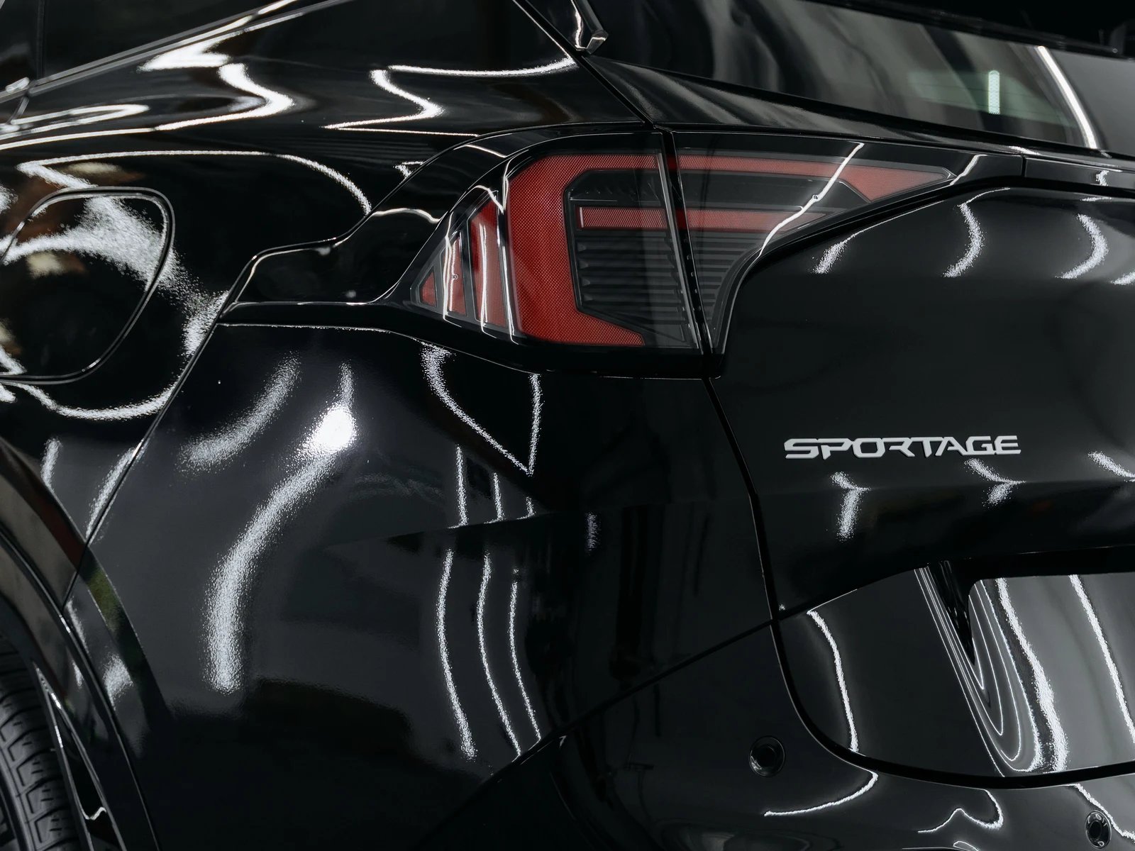 Kia Sportage Gloss Black Vinyl Wrap — photo 5 — Hussle Customz Los Angeles