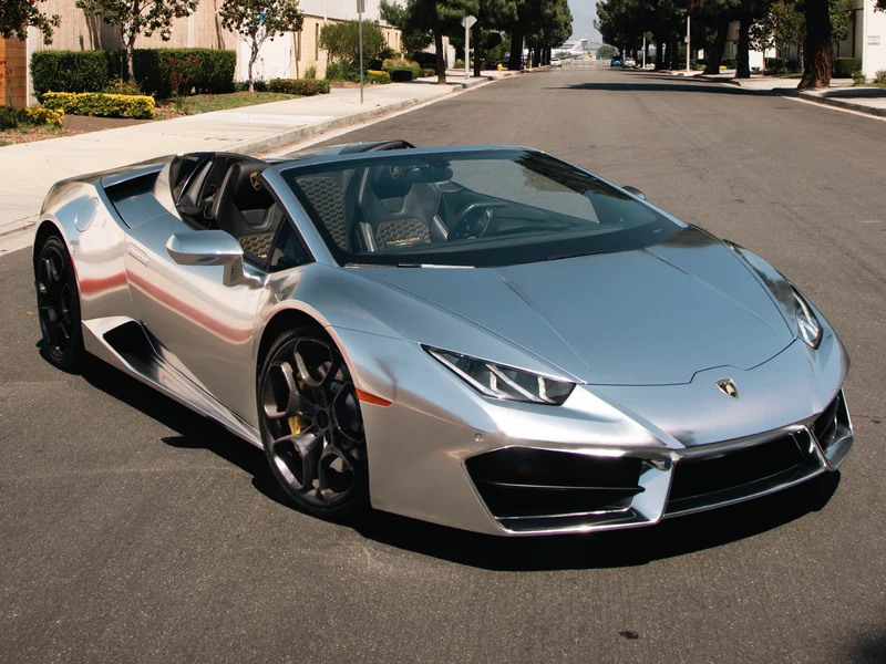 Lamborghini Huracan — Chrome Wrap | Hussle Customz