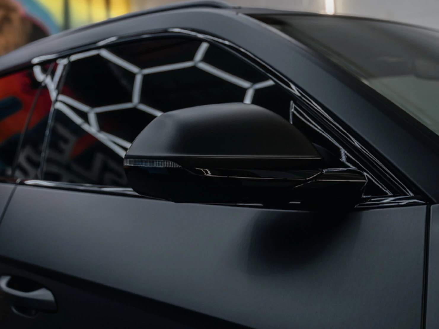 Lamborghini Urus Matte Black Vinyl Wrap — photo 4 — Hussle Customz Los Angeles