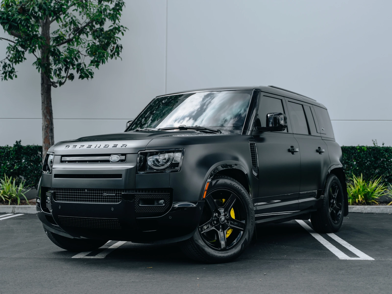 Land Rover Defender Matte PPF / Tint / Painted Calipers — photo 3 — Hussle Customz Los Angeles