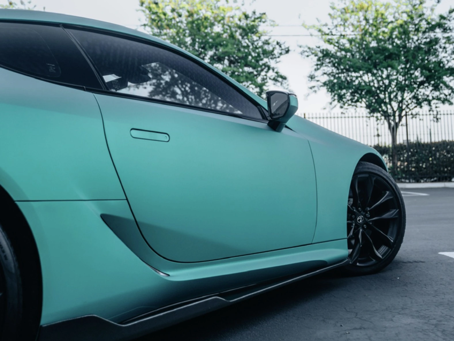 Lexus LC500 Absolute Matte Vector Green — photo 4 — Hussle Customz Los Angeles