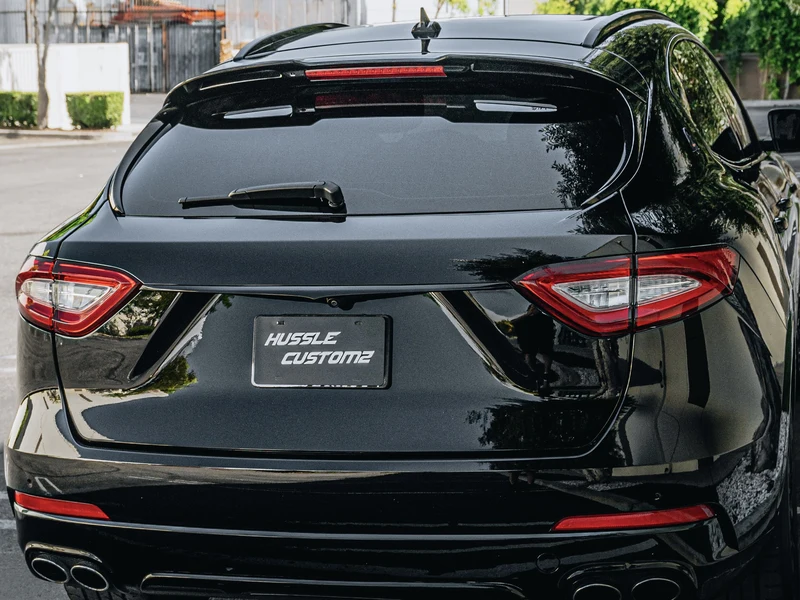 Maserati Levante Gloss Black — photo 5 — Hussle Customz Los Angeles