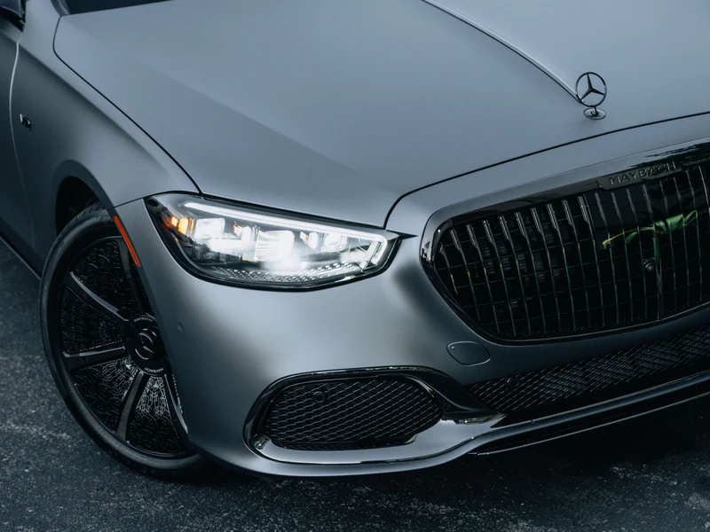 Maybach S680 Matte Grey — photo 3 — Hussle Customz Los Angeles