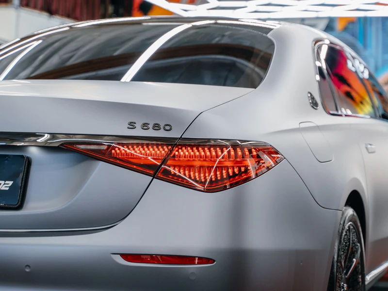 Maybach S680 Matte Grey — photo 4 — Hussle Customz Los Angeles