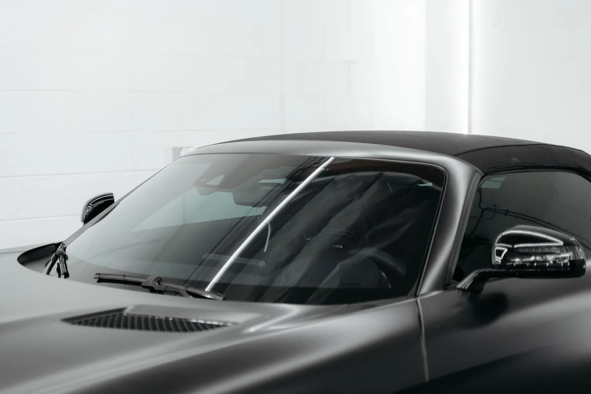 Mercedes AMG GTS Roadster Matte PPF — photo 3 — Hussle Customz Los Angeles