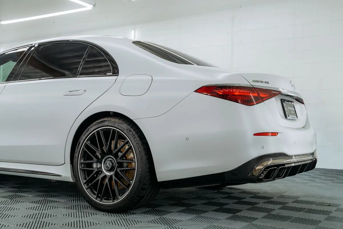 Mercedes AMG S63 Matte PPF — photo 2 — Hussle Customz Los Angeles