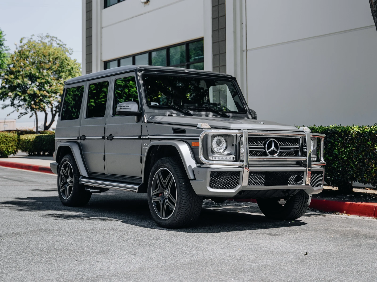 Mercedes G63 AMG — Matte Charcoal Metallic Vinyl Wrap | Hussle Customz