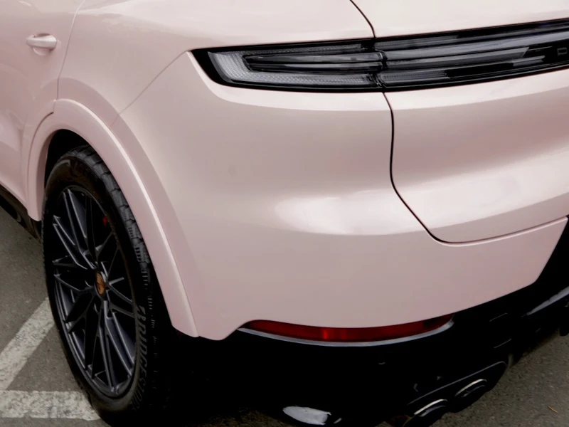 Porsche Cayenne GTS Liquid Metal Shell Pink — photo 4 — Hussle Customz Los Angeles