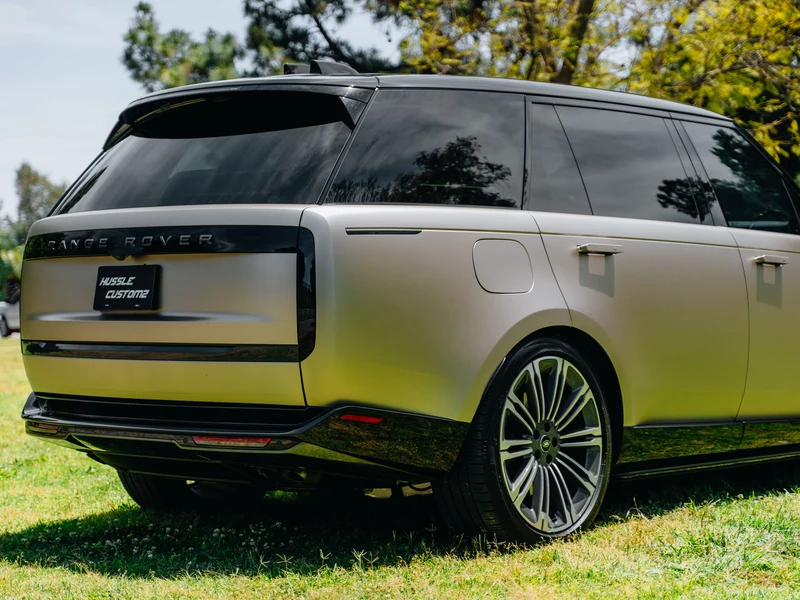 Range Rover Satin Silver PPF, Ceramic Tint, Ceramic Coating — photo 2 — Hussle Customz Los Angeles