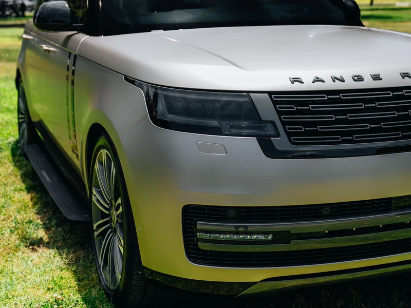 Range Rover Satin Silver PPF, Ceramic Tint, Ceramic Coating — photo 3 — Hussle Customz Los Angeles