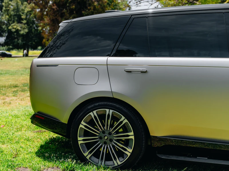 Range Rover Satin Silver PPF, Ceramic Tint, Ceramic Coating — photo 5 — Hussle Customz Los Angeles