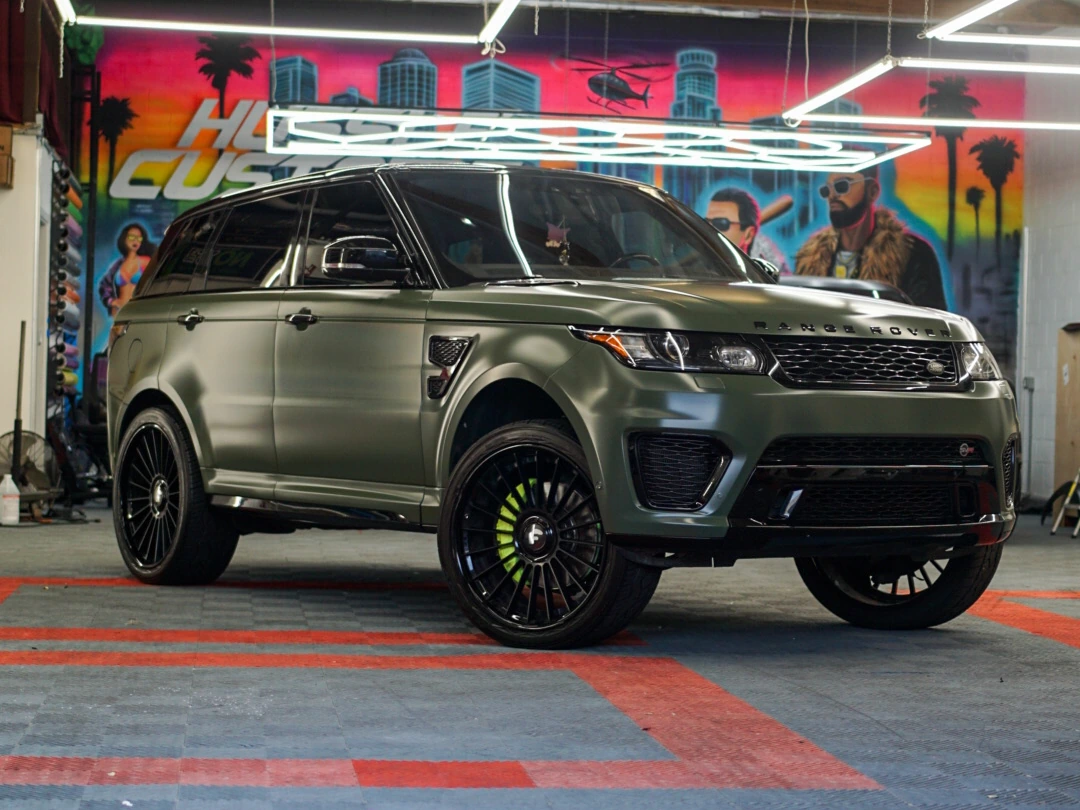 Range Rover Sport Vinyl Wrap — photo 3 — Hussle Customz Los Angeles
