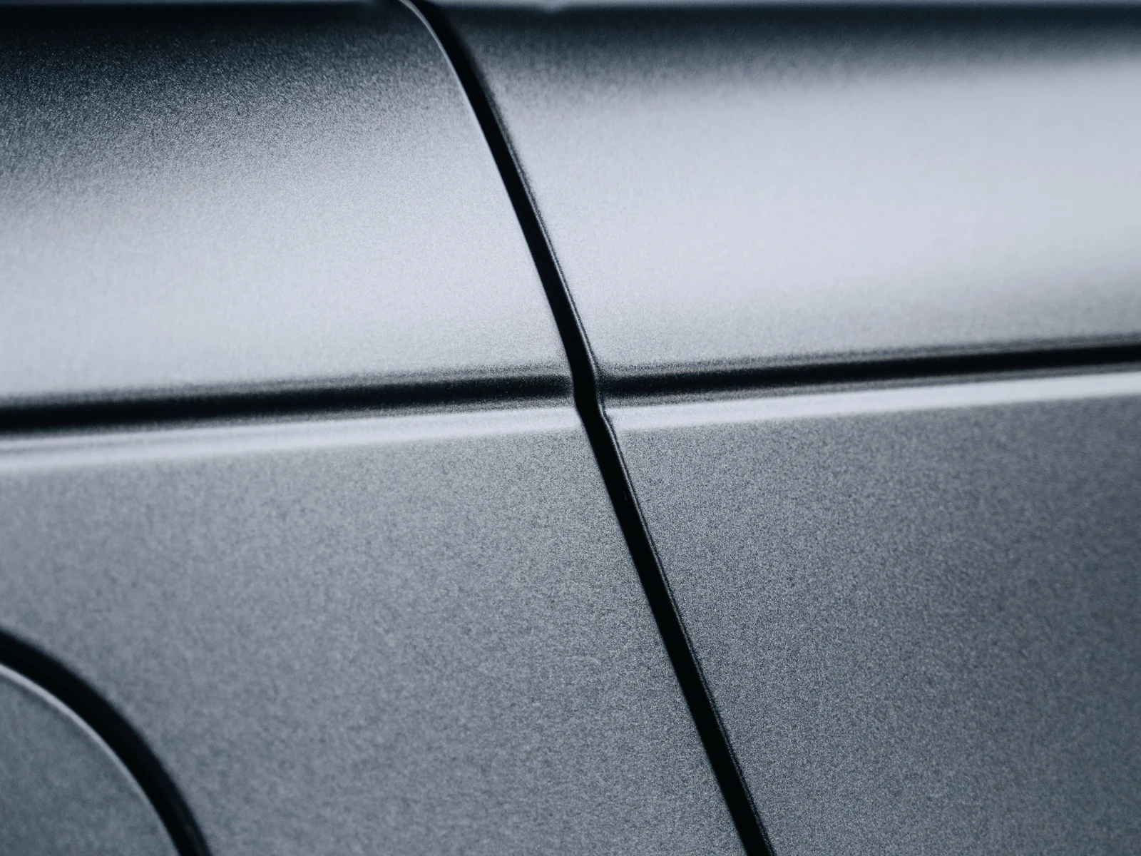 Range Rover Satin Dark Grey Wrap, Chrome Delete — photo 4 — Hussle Customz Los Angeles