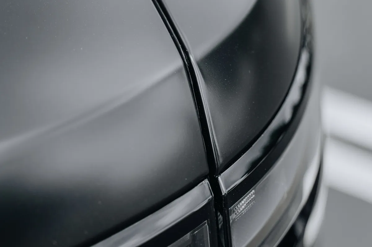 Range Rover Velar Satin Black Wrap — photo 5 — Hussle Customz Los Angeles