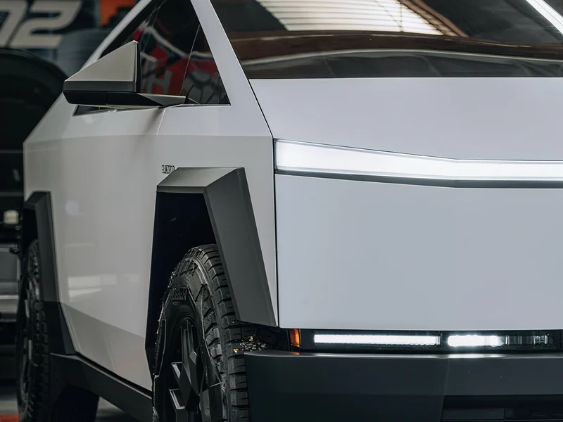Tesla Cybertruck Full Body Clear PPF — photo 3 — Hussle Customz Los Angeles