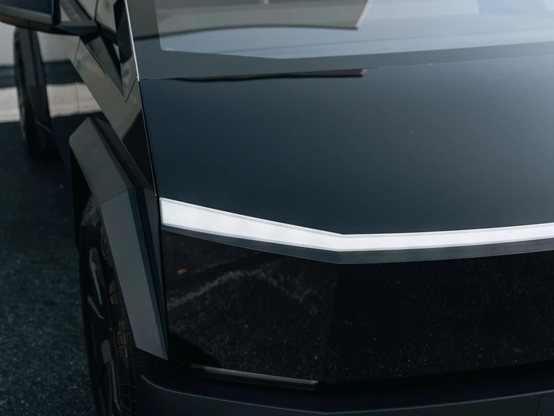 Tesla Cybertruck Gloss Black — photo 4 — Hussle Customz Los Angeles