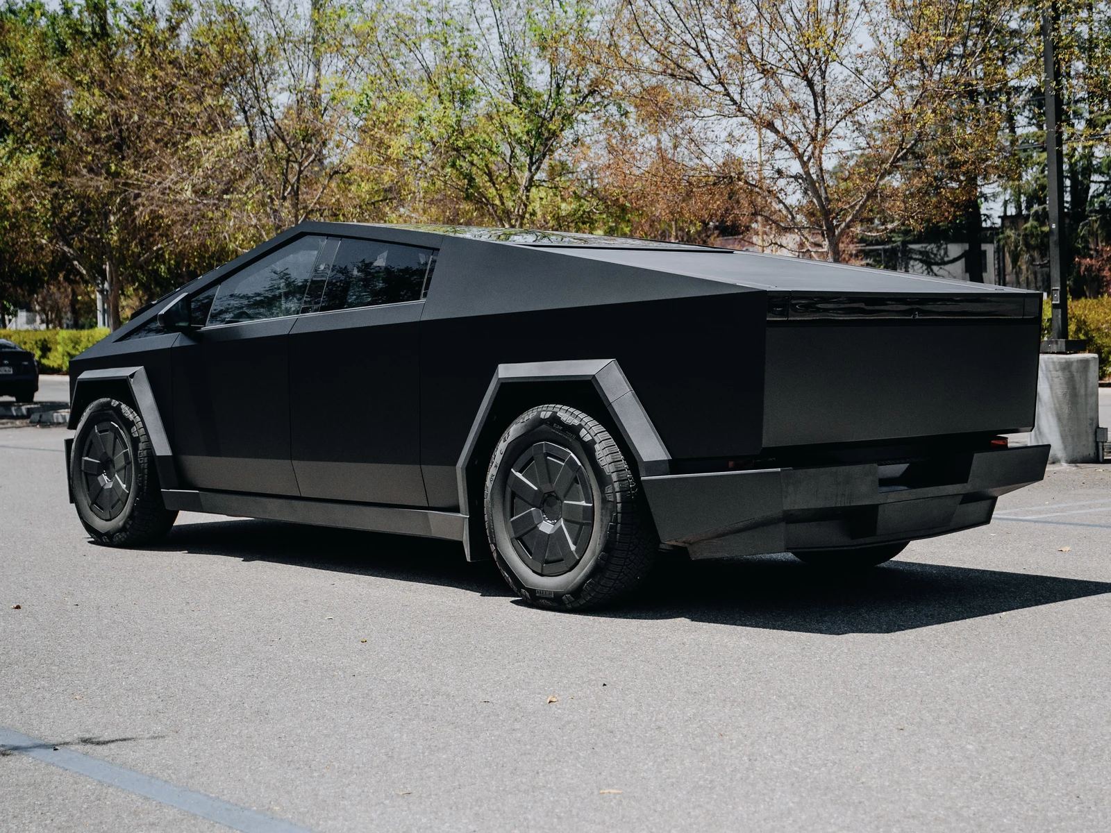 Tesla Cybertruck Satin Black Color PPF — photo 3 — Hussle Customz Los Angeles