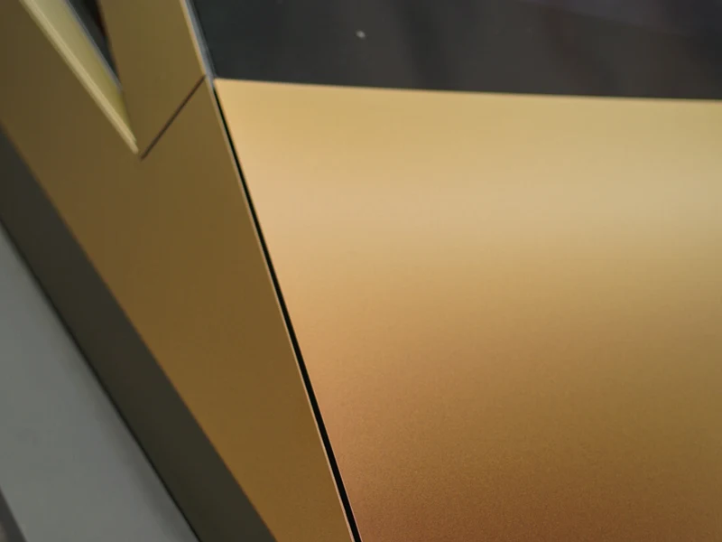Tesla Cybertruck — Satin Flip Volcanic Flare Vinyl