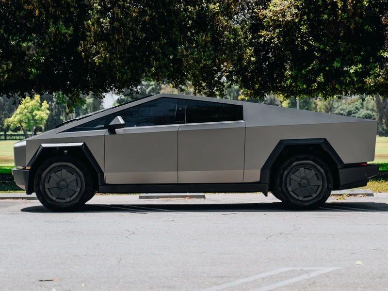Tesla Cybertruck Satin Tungsten Steel PPF — photo 3 — Hussle Customz Los Angeles