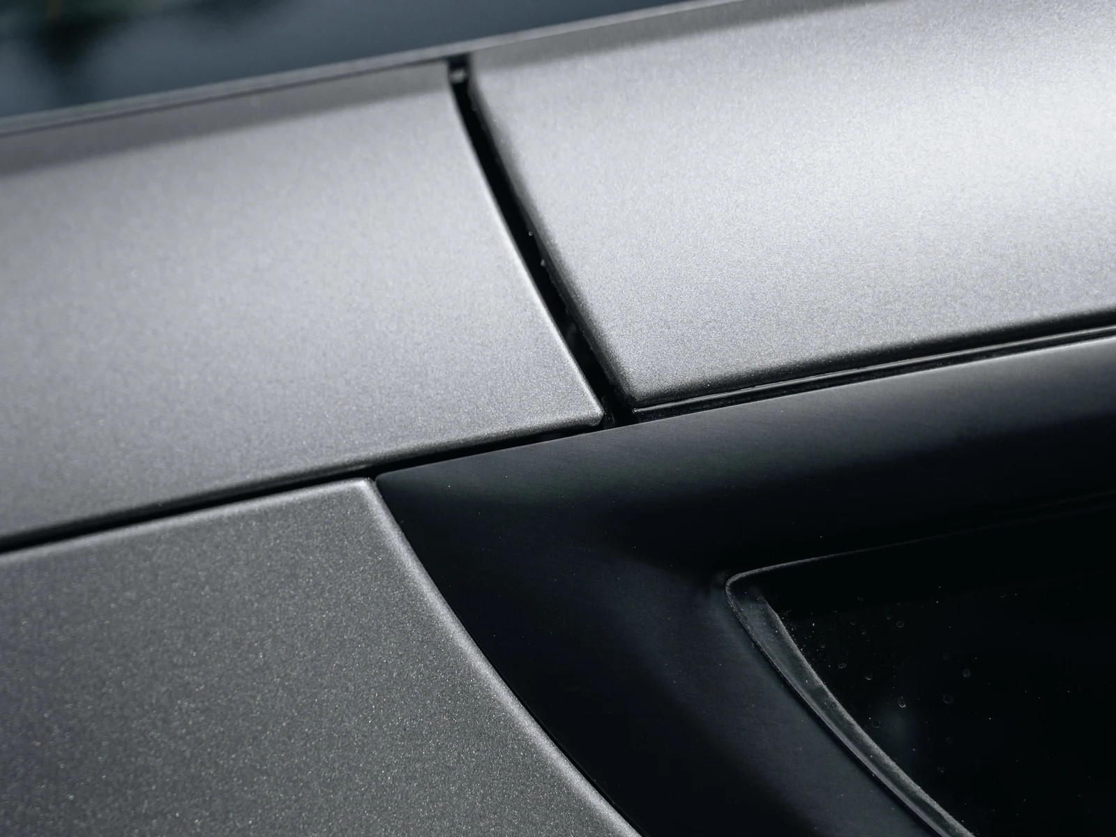 Tesla Model 3 Highland Matte Charcoal Metallic Vinyl Wrap — photo 5 — Hussle Customz Los Angeles