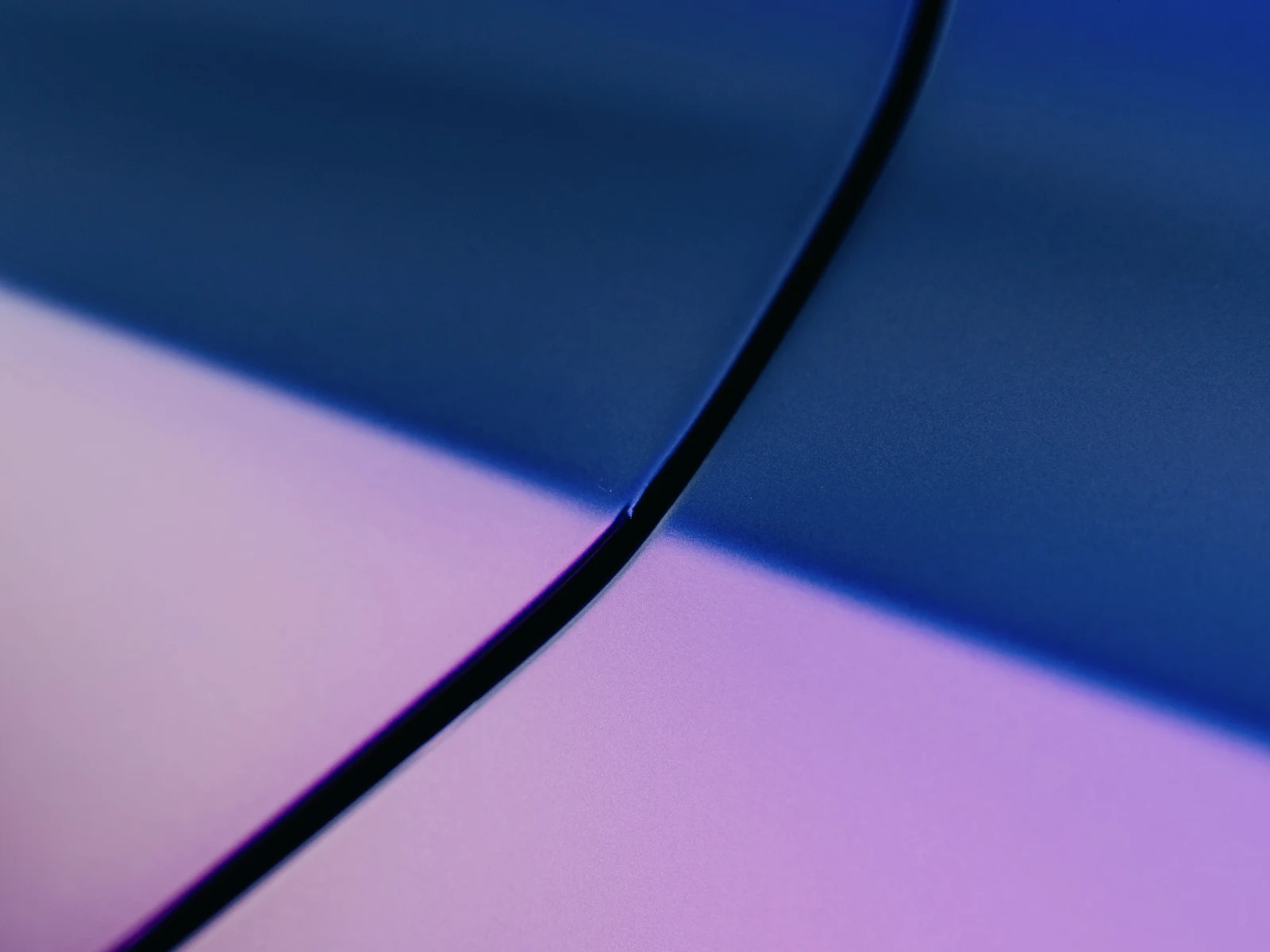 Tesla Model 3 Matte Purple Black Iridescent Wrap — photo 4 — Hussle Customz Los Angeles