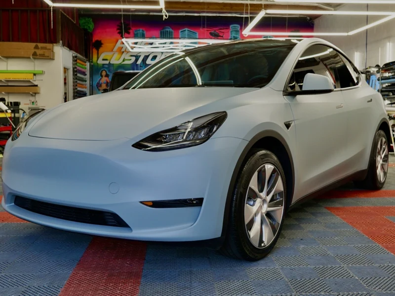 Tesla Model Y — Grey | Hussle Customz