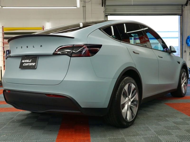 Tesla Model Y Grey — photo 3 — Hussle Customz Los Angeles