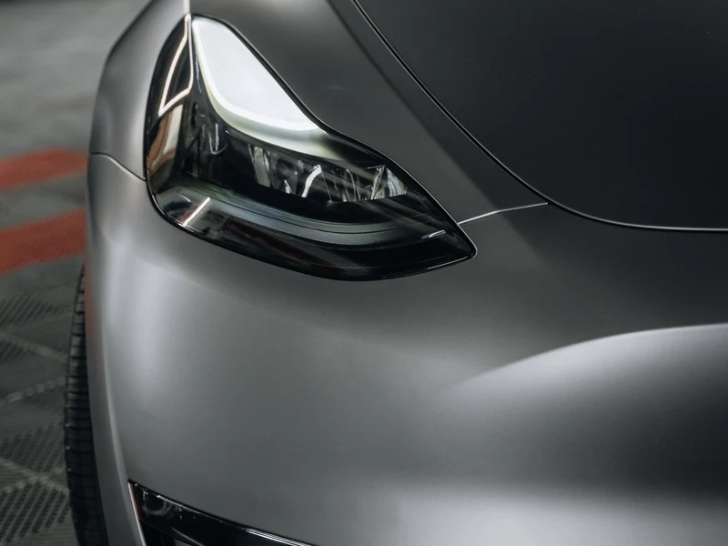Tesla Model Y Quicksilver Matte PPF — photo 3 — Hussle Customz Los Angeles