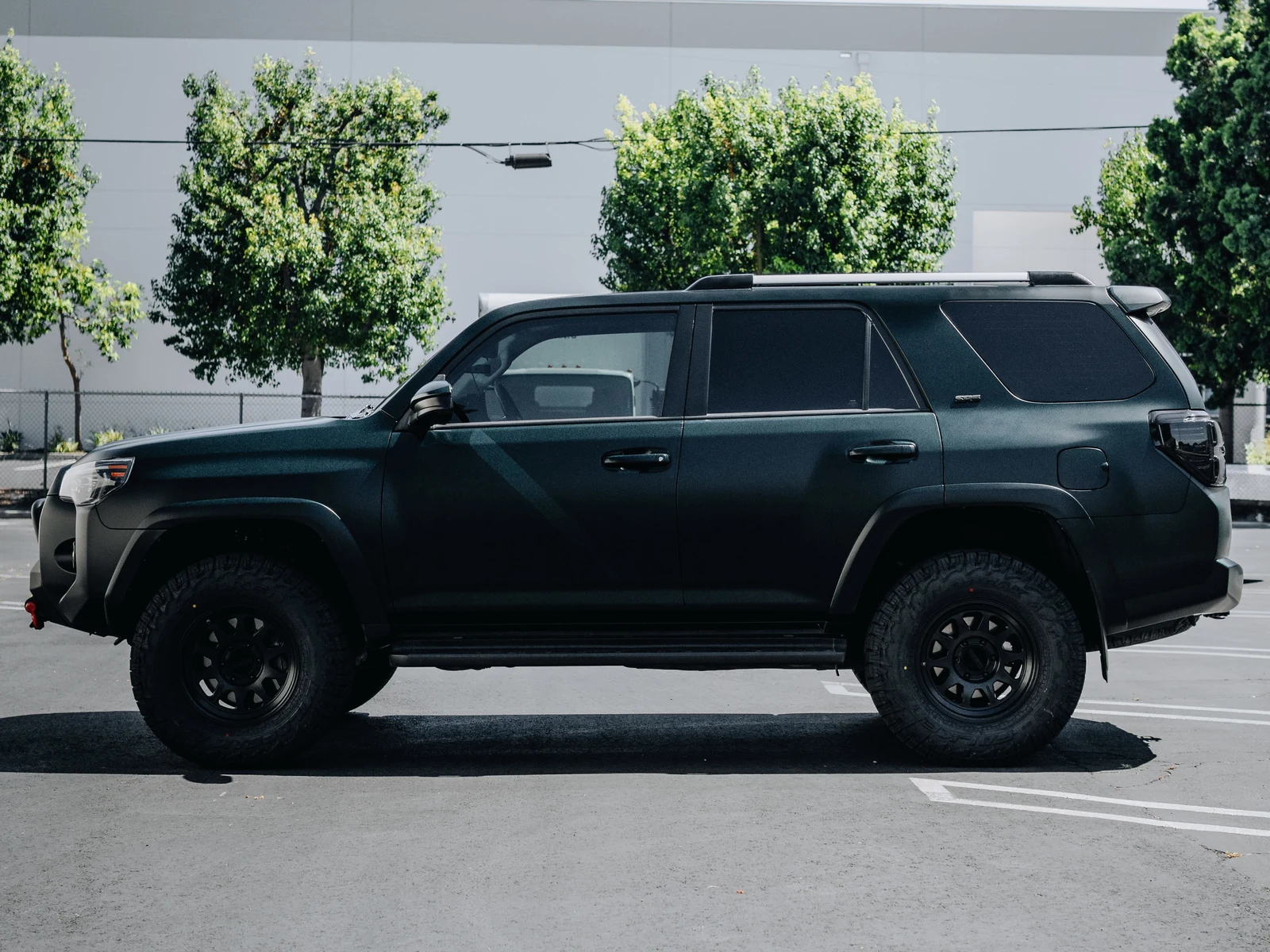 Toyota 4Runner Matte Frozen Emerald Green Wrap — photo 2 — Hussle Customz Los Angeles