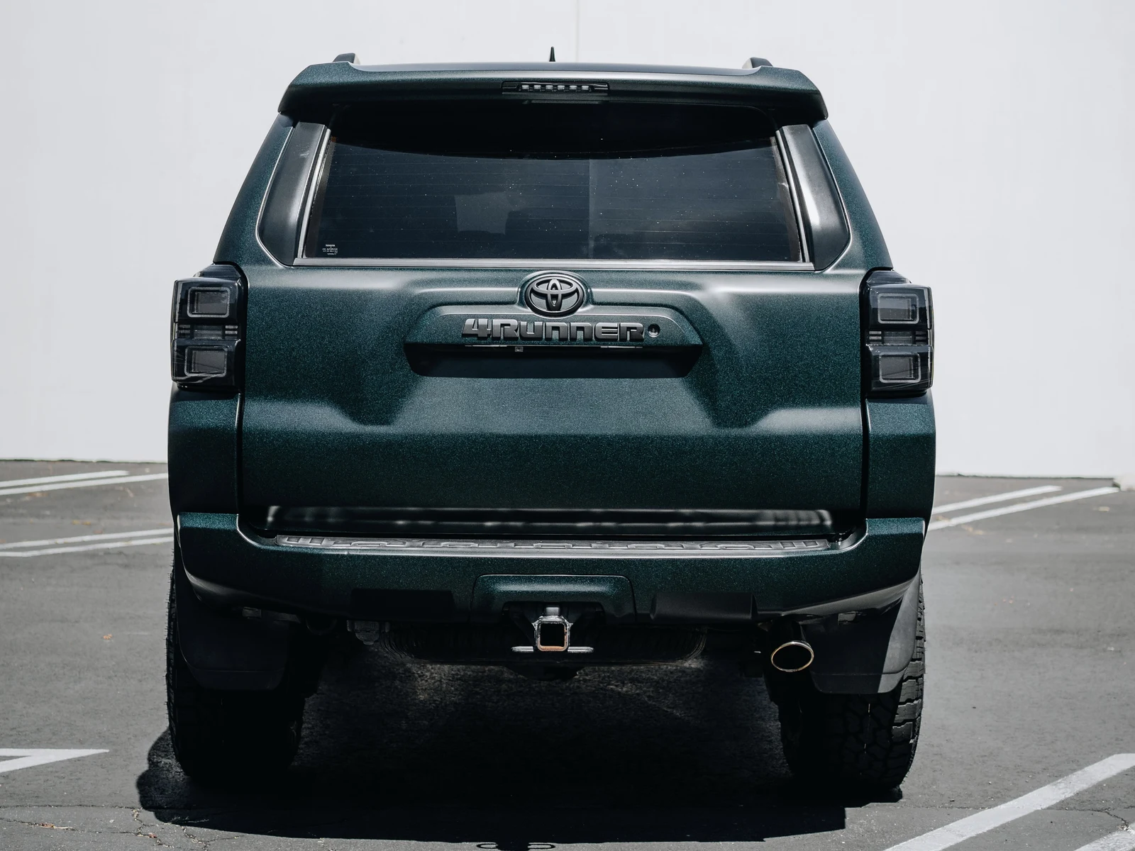 Toyota 4Runner Matte Frozen Emerald Green Wrap — photo 3 — Hussle Customz Los Angeles