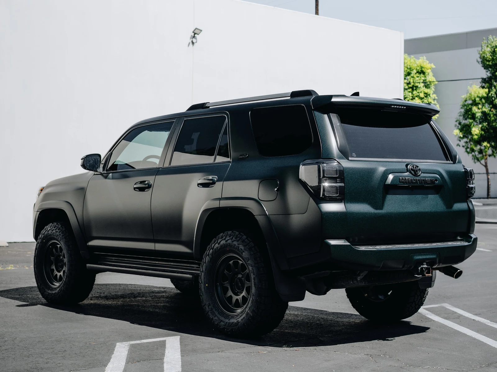 Toyota 4Runner Matte Frozen Emerald Green Wrap — photo 4 — Hussle Customz Los Angeles